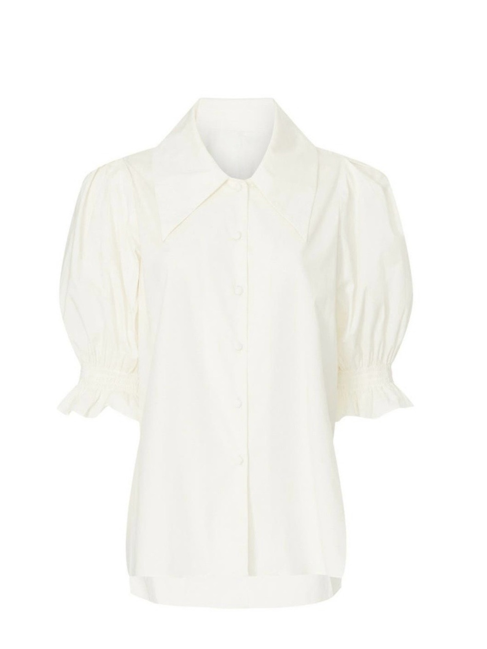 Adam Lippes x RTR Oversized Puff-Sleeve Blouse - Picture 1 of 6